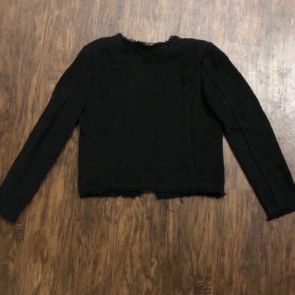 Joie Fringe Tweed Jacket - Picture 4 of 6